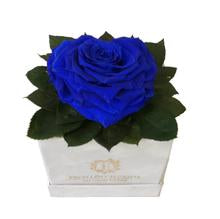 Blue Heart shape | Preserved Roses | Excellent Flowers Direct | blue rose
