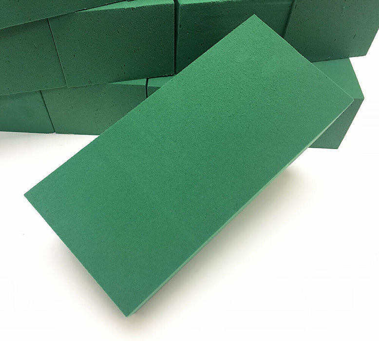 Floral Foam Brick: Box of 48 Bricks - Green