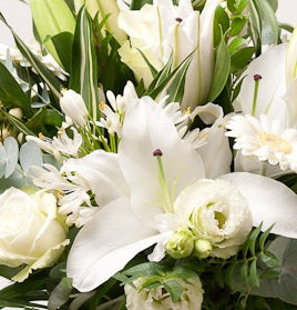 Lily Bouquet  Arrangement with Vase I FREE SHIPPING